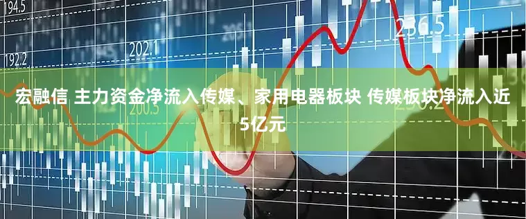 宏融信 主力资金净流入传媒、家用电器板块 传媒板块净流入近5亿元
